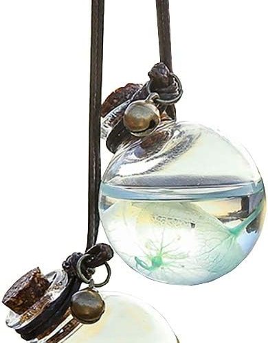 2 Pcs Empty Car Air Freshener Perfume Bottle Hanging Essential Oils Bottle Fragrance Diffuser 3.5cm