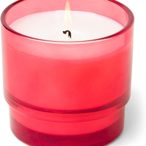 Candles  Collection, Naturally Scented Candle, 7 Ounces, Red, Rosewood Vanilla