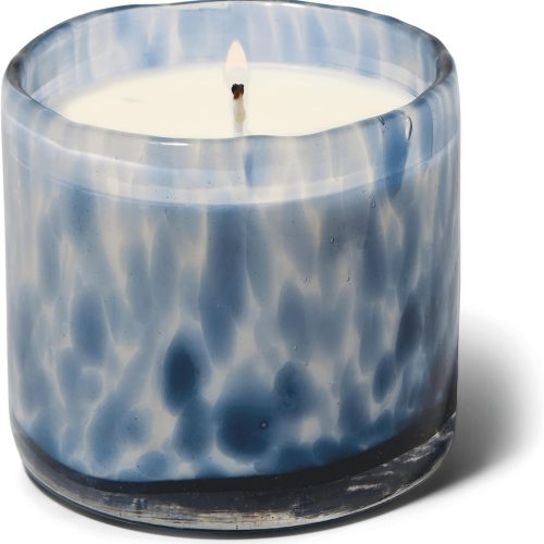 Luxury Candles in Hand-Crafted Artisan Blown Glass Scented Luxe Candle, 8-Ounce, Black Fig