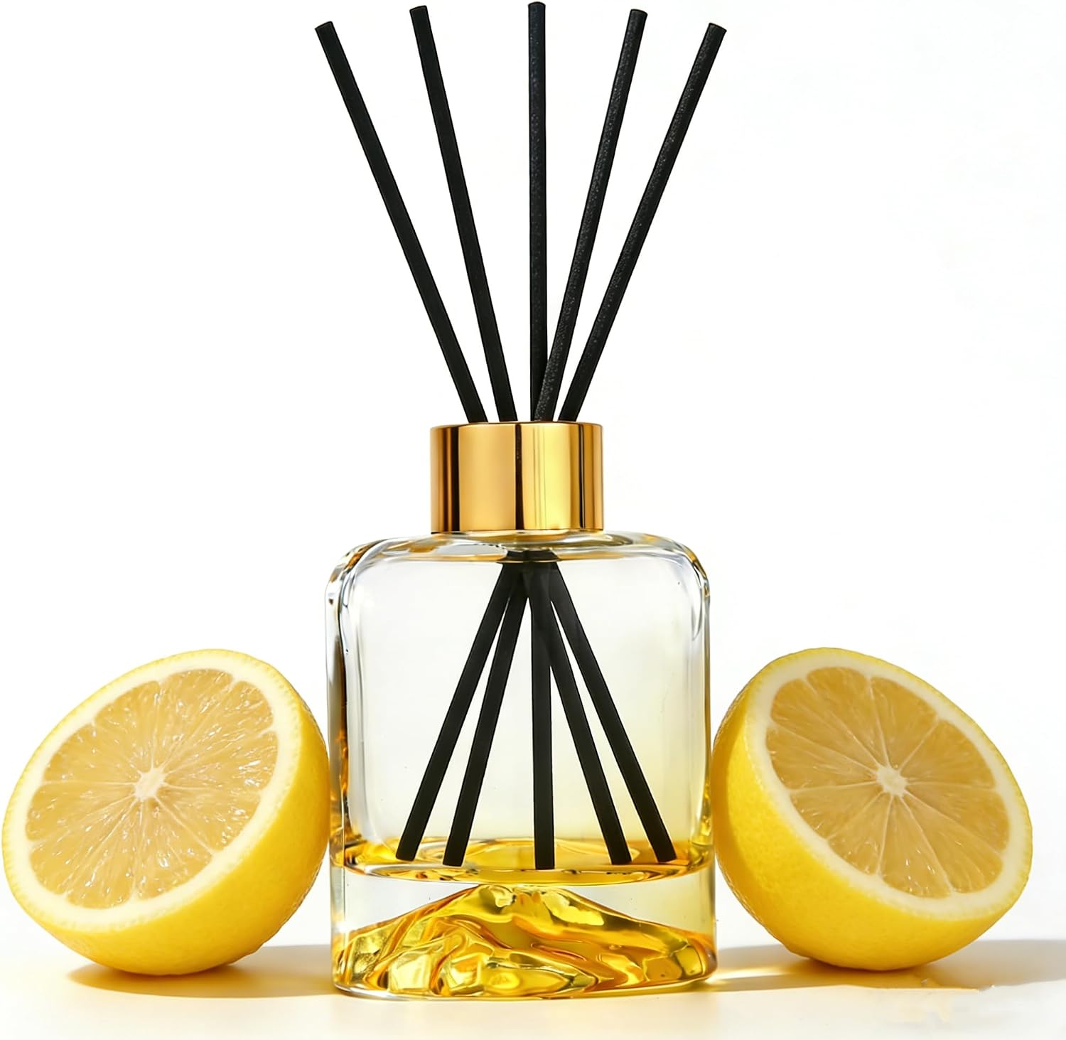Reed Diffuser Set — Lemon Verbena Essential Oil Diffuser; 5.07 fl oz Aromatherapy Bottle with Reeds; A Top Choice for Home Fragrance and Bathroom Shelf Decor